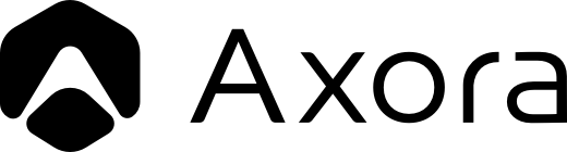 Axora horizontal black logo