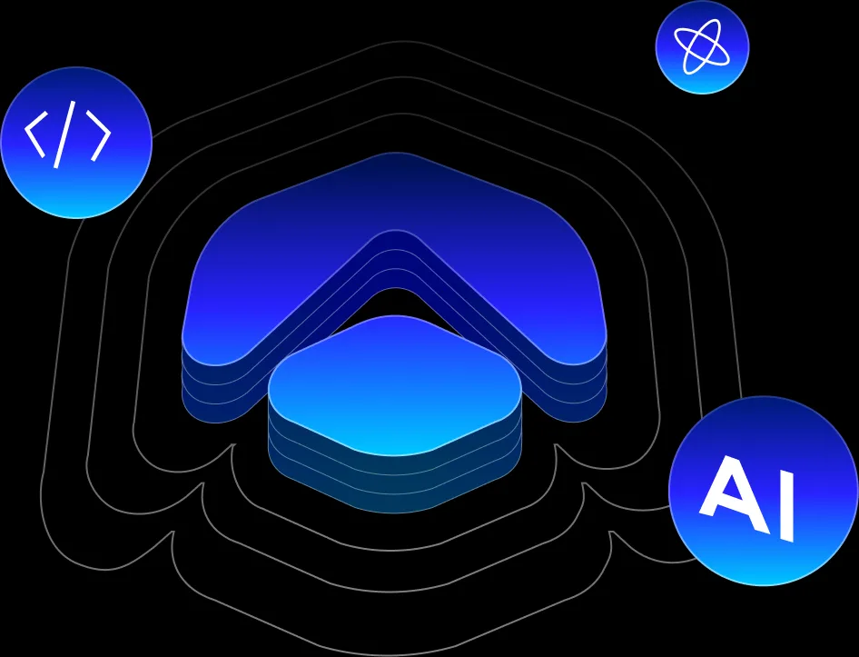 Axora layered symbol